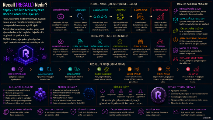 Recall (RECALL) Nedir? Yapay Zekâ İçin Merkeziyetsiz Beceri Pazarı Nasıl Çalışır?